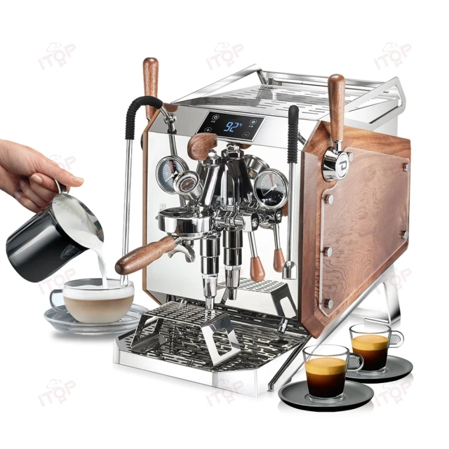 IT-CM-O1 Professional Use 9 Bars E61 Rotation Pump Espresso Machine,Commercial Coffee Machine Supplier | CE/UL Certified | ITOP Cafe,IT-CM-O1 Professional Use 9 Bars E61 Rotation Pump Espresso Machine