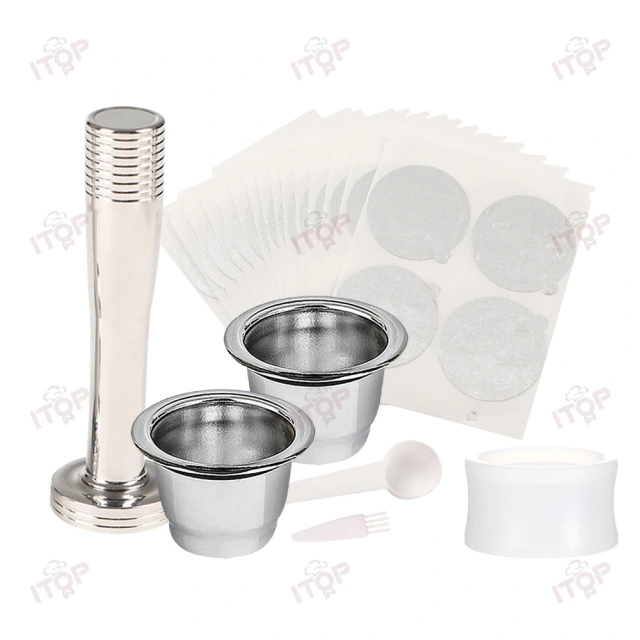 IT-JNM Custom Cafe Accesorios Reusable Espresso Coffee Capsules Set,Commercial Coffee Machine Supplier | CE/UL Certified | ITOP Cafe,IT-JNM Custom Cafe Accesorios Reusable Espresso Coffee Capsules Set
