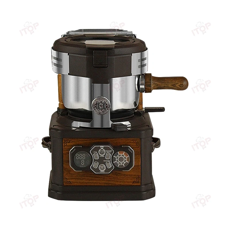 IT-WKCR Commercial Hotel Home Small High-end Retro Coffee Bean Roaster,Commercial Coffee Machine Supplier | CE/UL Certified | ITOP Cafe,IT-WKCR Commercial Hotel Home Small High-end Retro Coffee Bean Roaster