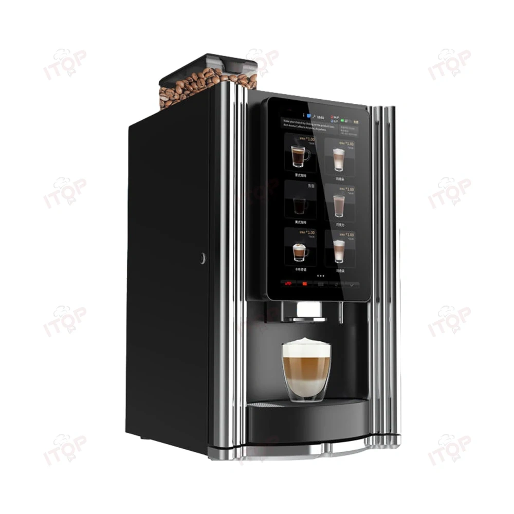 IT-CIM-M6 Bean To Cup Table Touch Screen Cappuccino Latte Mocha Tea Vending Machine Hot Drinks 9 Bot Beverages Coffee Vending Machine,Commercial Coffee Machine Supplier | CE/UL Certified | ITOP Cafe,IT-CIM-M6 Bean To Cup Table Touch Screen Cappuccino Latte Mocha Tea Vending Machine Hot Drinks 9 Bot Beverages Coffee Vending Machine