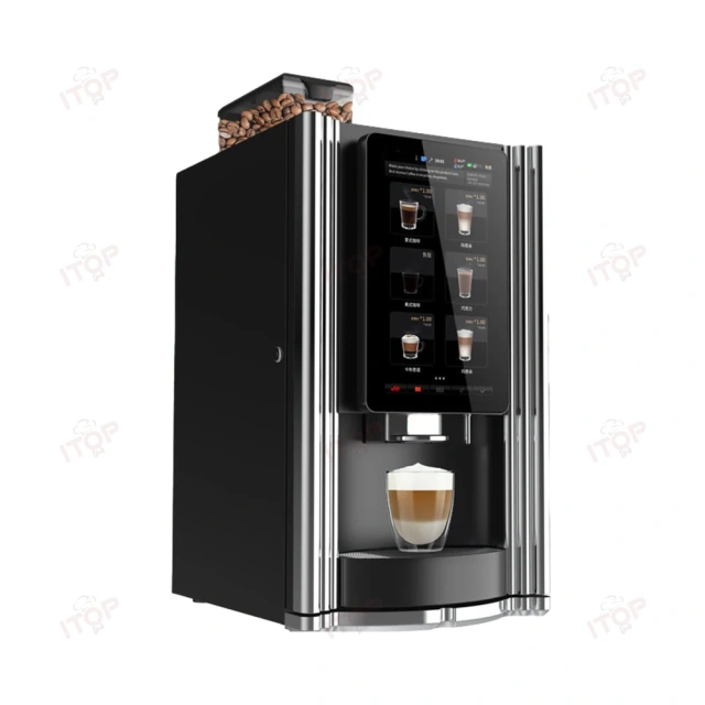 IT-CIM-M6 Bean To Cup Table Touch Screen Cappuccino Latte Mocha Tea Vending Machine Hot Drinks 9 Bot Beverages Coffee Vending Machine,Commercial Coffee Machine Supplier | CE/UL Certified | ITOP Cafe,IT-CIM-M6 Bean To Cup Table Touch Screen Cappuccino Latte Mocha Tea Vending Machine Hot Drinks 9 Bot Beverages Coffee Vending Machine