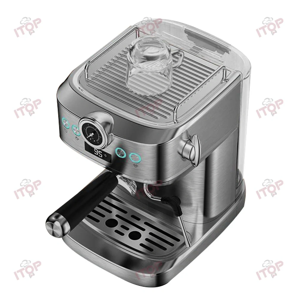 IT-EM51 Espresso Coffee Maker Factory Custom Semi-automatic Italy Coffee Machine Stainless Steel Home Espresso Machine,Commercial Coffee Machine Supplier | CE/UL Certified | ITOP Cafe,IT-EM51 Espresso Coffee Maker Factory Custom Semi-automatic Italy Coffee Machine Stainless Steel Home Espresso Machine