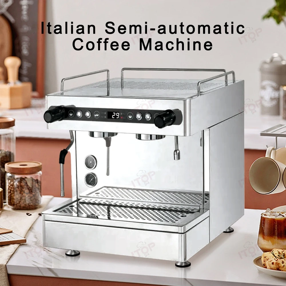 IT-CM6L-1/IT-CM8L-2 Commercial Semi-automatic Coffee Espresso Machines For Business,Commercial Coffee Machine Supplier | CE/UL Certified | ITOP Cafe,IT-CM6L-1/IT-CM8L-2 Commercial Semi-automatic Coffee Espresso Machines For Business