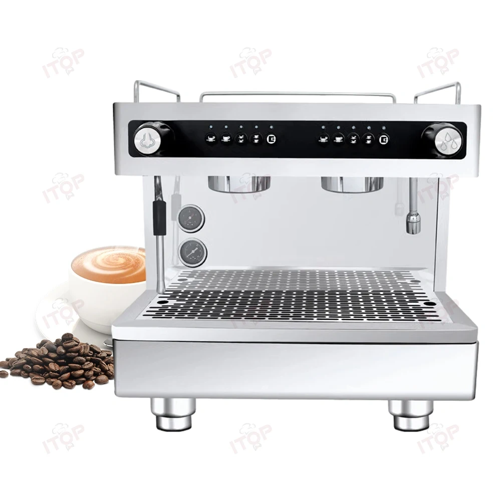 IT-CM6L-1/IT-CM8L-2 Commercial Semi-automatic Coffee Espresso Machines For Business,Commercial Coffee Machine Supplier | CE/UL Certified | ITOP Cafe,IT-CM6L-1/IT-CM8L-2 Commercial Semi-automatic Coffee Espresso Machines For Business