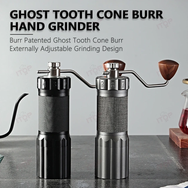 HG60 Coffee Tools Portable Manual Coffee Grinder With Conical Ghost Tooth Burr,Commercial Coffee Machine Supplier | CE/UL Certified | ITOP Cafe,HG60 Coffee Tools Portable Manual Coffee Grinder With Conical Ghost Tooth Burr