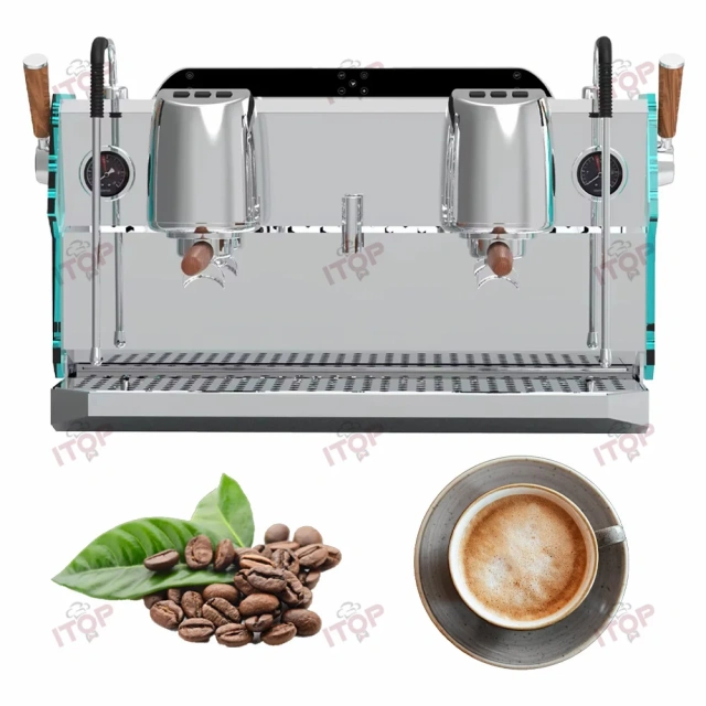 IT-CM-T2  Commercial Dual Boiler Electric Espresso Machine,Commercial Coffee Machine Supplier | CE/UL Certified | ITOP Cafe,IT-CM-T2  Commercial Dual Boiler Electric Espresso Machine