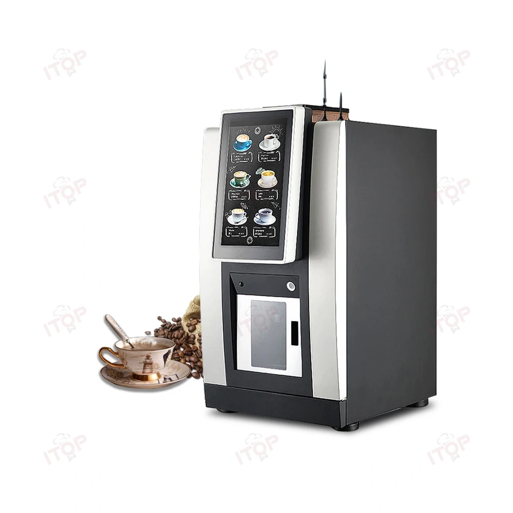 IT-ATC-28 Fully Automatic Coffee Vending Machine,Commercial Coffee Machine Supplier | CE/UL Certified | ITOP Cafe,IT-ATC-28 Fully Automatic Coffee Vending Machine