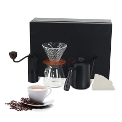IT-CM-GB6 Fashion Coffee Bean Travel Gift Set Coffee Pot Maker Pour Over Coffee Set,Commercial Coffee Machine Supplier | CE/UL Certified | ITOP Cafe,IT-CM-GB6 Fashion Coffee Bean Travel Gift Set Coffee Pot Maker Pour Over Coffee Set