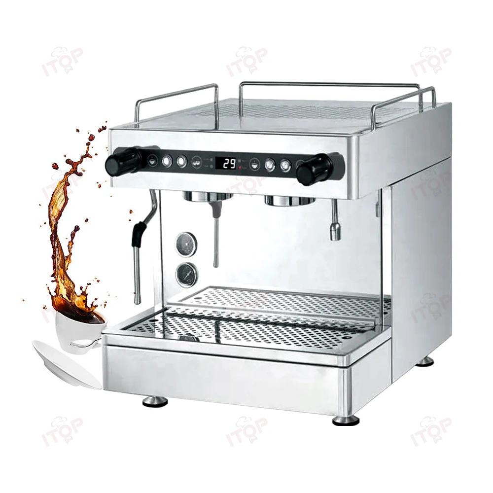 IT-CM6L-1/IT-CM8L-2 Commercial Semi-automatic Coffee Espresso Machines For Business,Commercial Coffee Machine Supplier | CE/UL Certified | ITOP Cafe,IT-CM6L-1/IT-CM8L-2 Commercial Semi-automatic Coffee Espresso Machines For Business