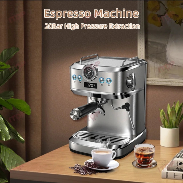 IT-EM51 Espresso Coffee Maker Factory Custom Semi-automatic Italy Coffee Machine Stainless Steel Home Espresso Machine,Commercial Coffee Machine Supplier | CE/UL Certified | ITOP Cafe,IT-EM51 Espresso Coffee Maker Factory Custom Semi-automatic Italy Coffee Machine Stainless Steel Home Espresso Machine