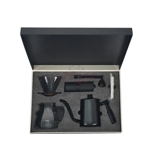 IT-CM-GB6 Fashion Coffee Bean Travel Gift Set Coffee Pot Maker Pour Over Coffee Set,Commercial Coffee Machine Supplier | CE/UL Certified | ITOP Cafe,IT-CM-GB6 Fashion Coffee Bean Travel Gift Set Coffee Pot Maker Pour Over Coffee Set