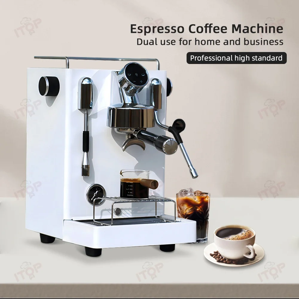 IT-CM6005 E61 Style 15 Bar Italian Semi Automatic Espresso Coffee Maker Machine For Home Use,Commercial Coffee Machine Supplier | CE/UL Certified | ITOP Cafe,IT-CM6005 E61 Style 15 Bar Italian Semi Automatic Espresso Coffee Maker Machine For Home Use