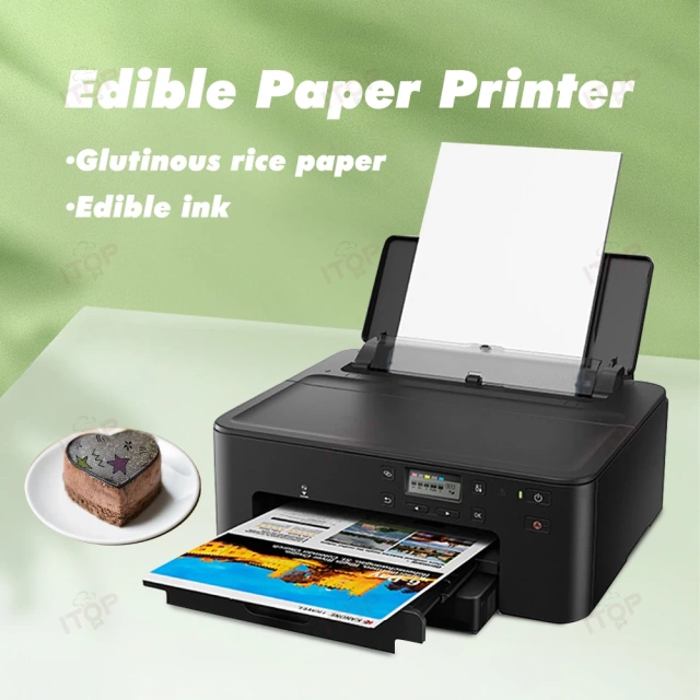 IT-EPP A4 Sticky Rice Paper Chocolate Paper With Wifi Edible Digital Cake Printer,Commercial Coffee Machine Supplier | CE/UL Certified | ITOP Cafe,IT-EPP A4 Sticky Rice Paper Chocolate Paper With Wifi Edible Digital Cake Printer