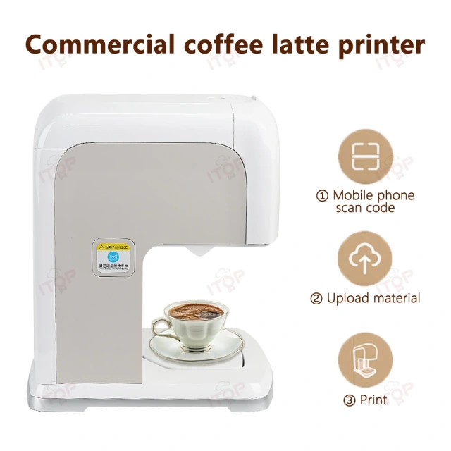 IT-YCP-D Food-grade Coffee Latte Art Selfie Printer Machine,Commercial Coffee Machine Supplier | CE/UL Certified | ITOP Cafe,IT-YCP-D Food-grade Coffee Latte Art Selfie Printer Machine