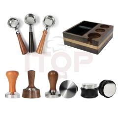 IT-CMA9 Coffee Machine Accessories Coffee Pressing Powder Distributor All-in-one Coffee Knock Box,Commercial Coffee Machine Supplier | CE/UL Certified | ITOP Cafe,IT-CMA9 Coffee Machine Accessories Coffee Pressing Powder Distributor All-in-one Coffee Knock Box