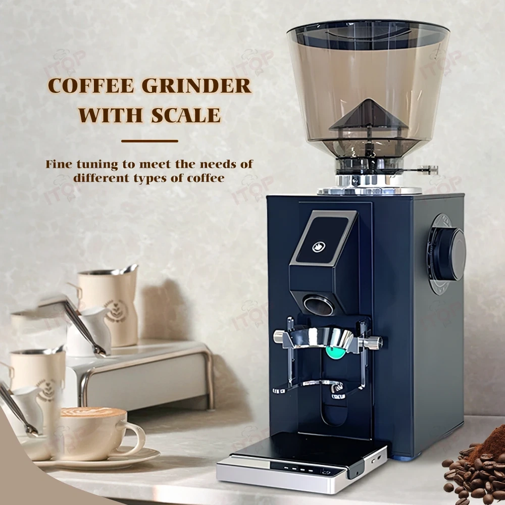 IT-CG-64C Bluetooth With Scale Italian Dosing Grinder For Both Home And Business,Commercial Coffee Machine Supplier | CE/UL Certified | ITOP Cafe,IT-CG-64C Bluetooth With Scale Italian Dosing Grinder For Both Home And Business