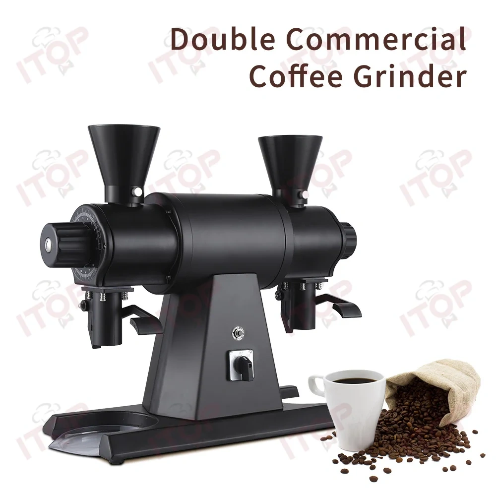 IT-C98pro-DD2 Electronic 98mm Double Groups Commercial Coffee Bean Grinder,Commercial Coffee Machine Supplier | CE/UL Certified | ITOP Cafe,IT-C98pro-DD2 Electronic 98mm Double Groups Commercial Coffee Bean Grinder
