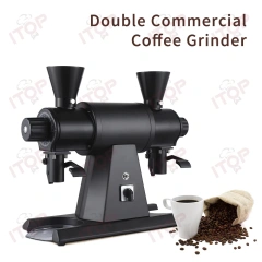IT-C98pro-DD2 Electronic 98mm Double Groups Commercial Coffee Bean Grinder,Commercial Coffee Machine Supplier | CE/UL Certified | ITOP Cafe,IT-C98pro-DD2 Electronic 98mm Double Groups Commercial Coffee Bean Grinder