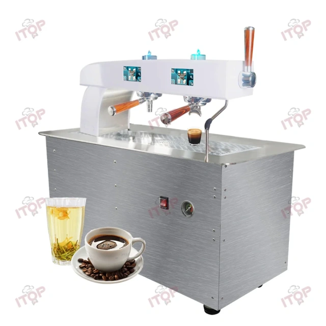 IT-BC-12 Professional Semi-Automatic Commercial Coffee Machine Built In Teapresso Machine,Commercial Coffee Machine Supplier | CE/UL Certified | ITOP Cafe,IT-BC-12 Professional Semi-Automatic Commercial Coffee Machine Built In Teapresso Machine