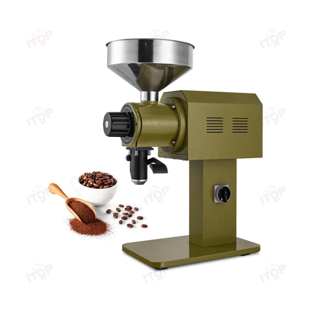 IT-ICG30 Customized Color Industrial 98mm Flat Burr Electric Coffee Bean Grinder,Commercial Coffee Machine Supplier | CE/UL Certified | ITOP Cafe,IT-ICG30 Customized Color Industrial 98mm Flat Burr Electric Coffee Bean Grinder