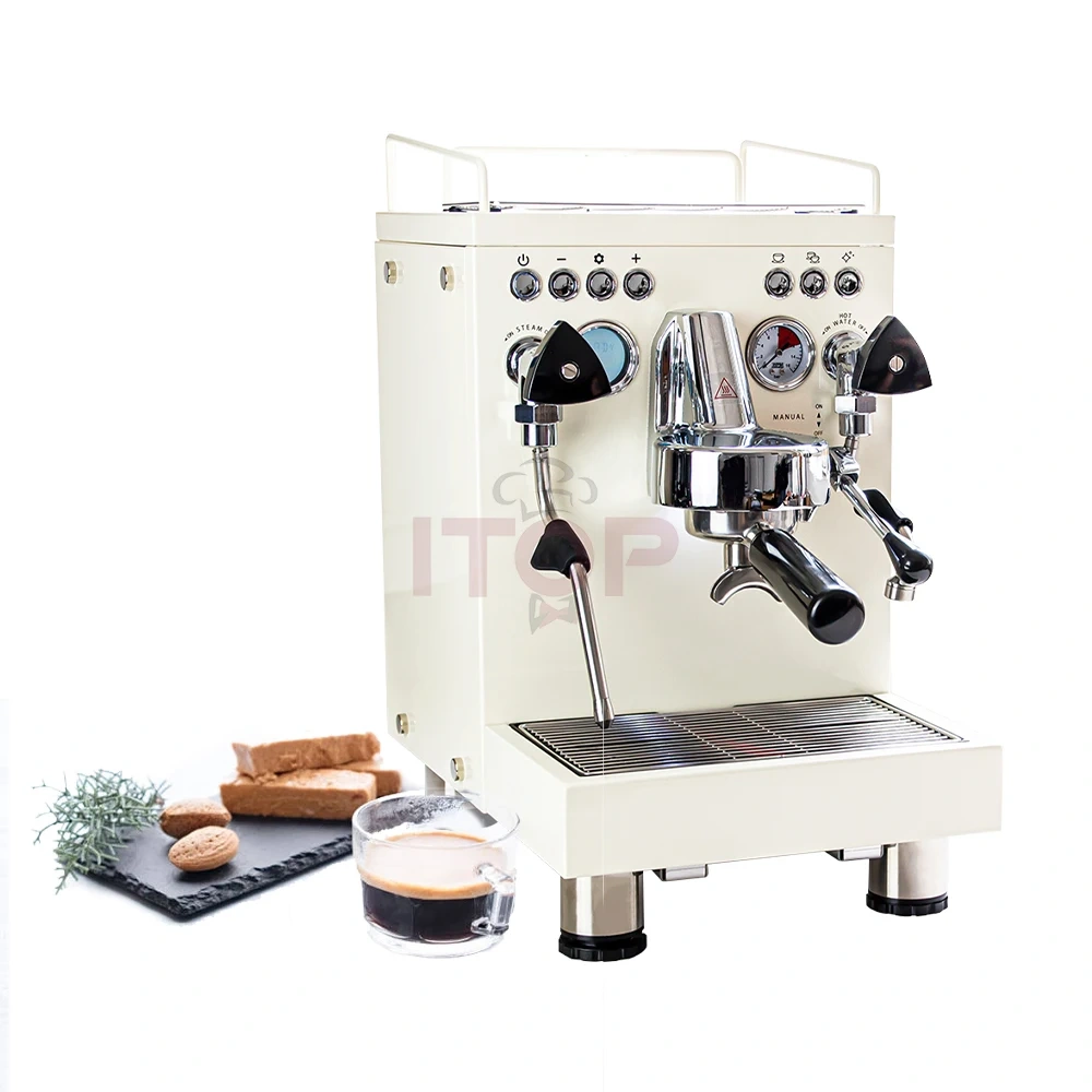 IT-SCM310 Home Small Semi-Automatic Pull Flower Steam Coffee Machine,Commercial Coffee Machine Supplier | CE/UL Certified | ITOP Cafe,IT-SCM310 Home Small Semi-Automatic Pull Flower Steam Coffee Machine