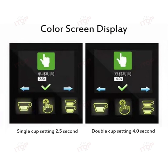 IT-CGA85 Commercial 74mm Burr Coffee Grinder Machine With Lcd Panel,Commercial Coffee Machine Supplier | CE/UL Certified | ITOP Cafe,IT-CGA85 Commercial 74mm Burr Coffee Grinder Machine With Lcd Panel