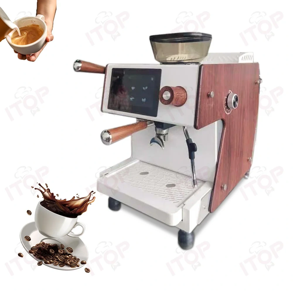 IT-CM-AS7 Pid Temperature Control Professional Semi-automatic Coffee Machine With Grinder,Commercial Coffee Machine Supplier | CE/UL Certified | ITOP Cafe,IT-CM-AS7 Pid Temperature Control Professional Semi-automatic Coffee Machine With Grinder