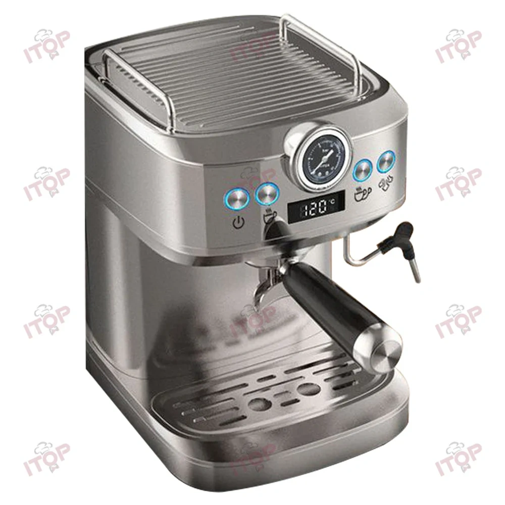 IT-EM51 Espresso Coffee Maker Factory Custom Semi-automatic Italy Coffee Machine Stainless Steel Home Espresso Machine,Commercial Coffee Machine Supplier | CE/UL Certified | ITOP Cafe,IT-EM51 Espresso Coffee Maker Factory Custom Semi-automatic Italy Coffee Machine Stainless Steel Home Espresso Machine