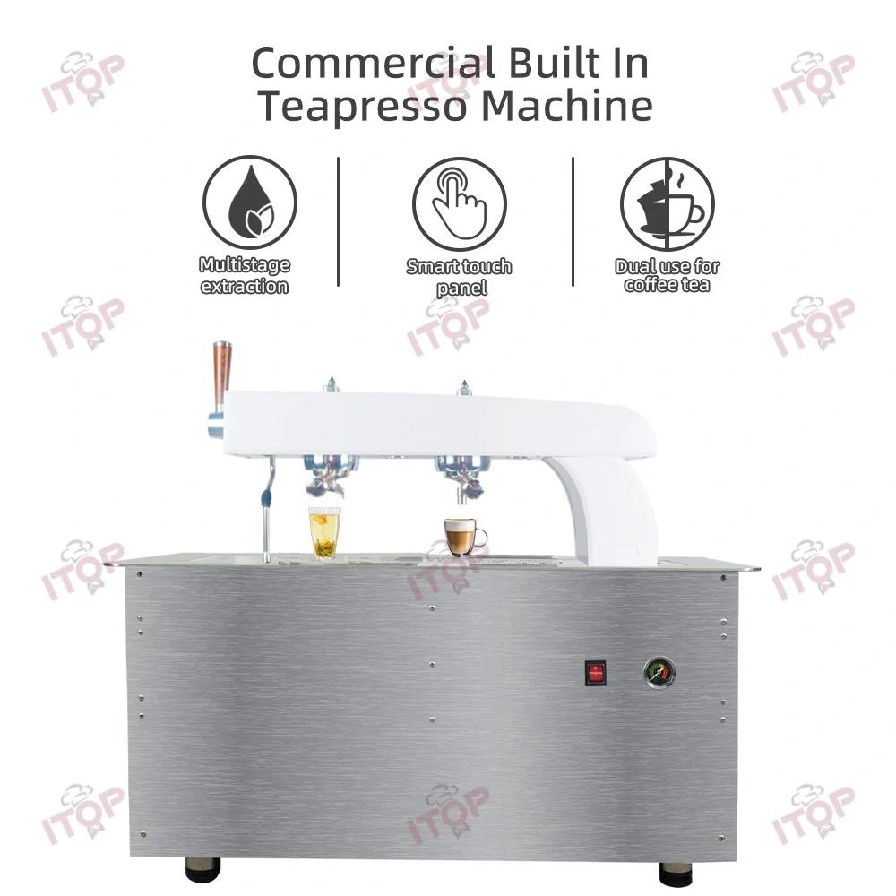 IT-BC-12 Professional Semi-Automatic Commercial Coffee Machine Built In Teapresso Machine,Commercial Coffee Machine Supplier | CE/UL Certified | ITOP Cafe,IT-BC-12 Professional Semi-Automatic Commercial Coffee Machine Built In Teapresso Machine