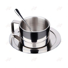 IT-SSCC180-3 Customized Gift Box Cup And Saucer Sets 304 stainless steel Coffee Cup Sets,Commercial Coffee Machine Supplier | CE/UL Certified | ITOP Cafe,IT-SSCC180-3 Customized Gift Box Cup And Saucer Sets 304 stainless steel Coffee Cup Sets