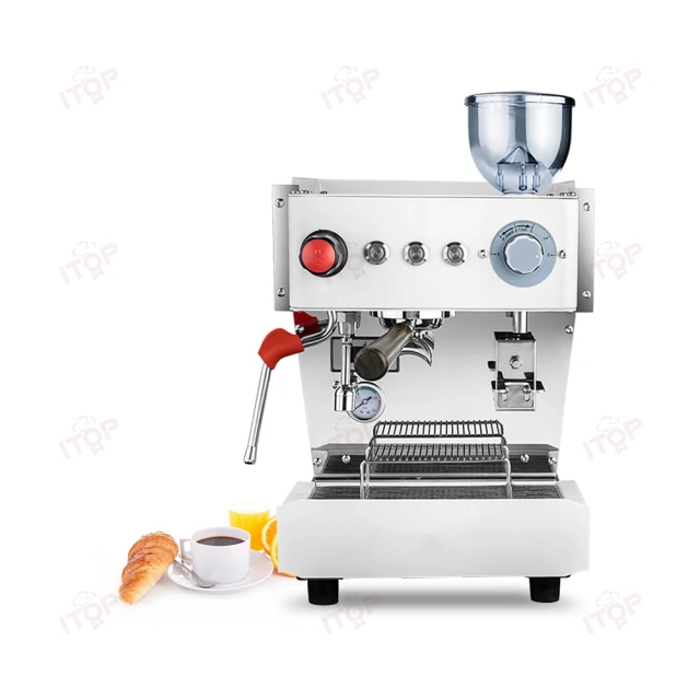 IT-CM-KB1V/IT-CM-KB1R Hot Sale Stainless Steel Professional Commercial Coffee Machine with grinder,Commercial Coffee Machine Supplier | CE/UL Certified | ITOP Cafe,IT-CM-KB1V/IT-CM-KB1R Hot Sale Stainless Steel Professional Commercial Coffee Machine with grinder