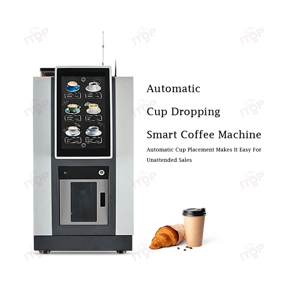 IT-ATC-28 Fully Automatic Coffee Vending Machine,Commercial Coffee Machine Supplier | CE/UL Certified | ITOP Cafe,IT-ATC-28 Fully Automatic Coffee Vending Machine