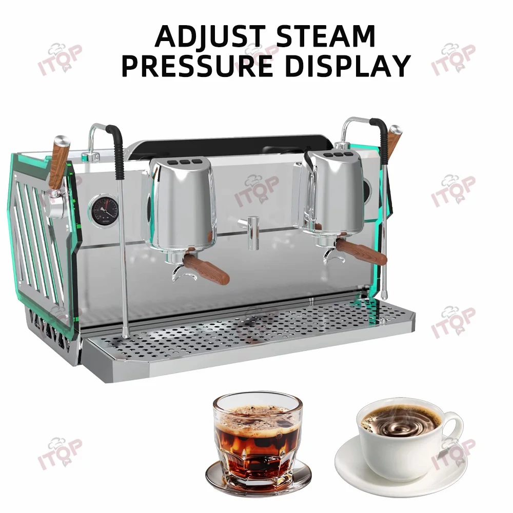 IT-CM-T2  Commercial Dual Boiler Electric Espresso Machine,Commercial Coffee Machine Supplier | CE/UL Certified | ITOP Cafe,IT-CM-T2  Commercial Dual Boiler Electric Espresso Machine