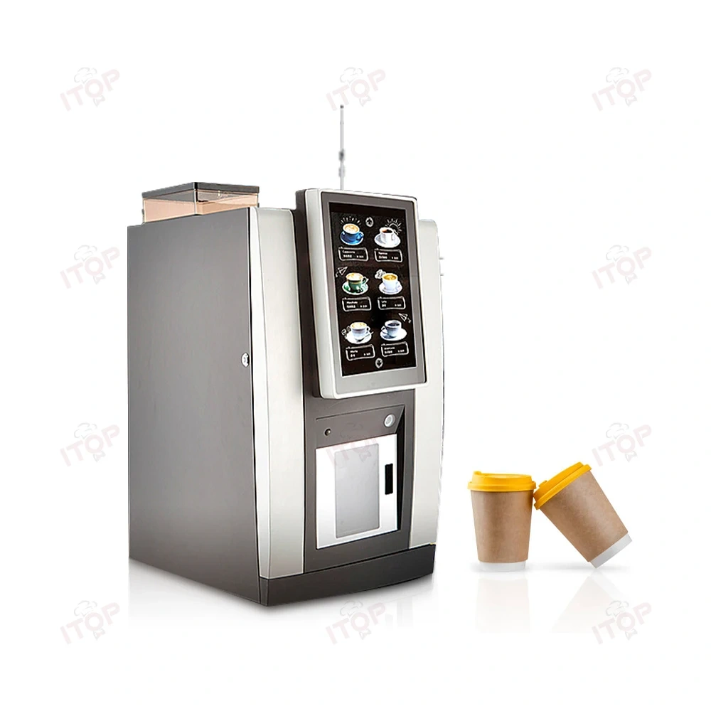 IT-ATC-28 Fully Automatic Coffee Vending Machine,Commercial Coffee Machine Supplier | CE/UL Certified | ITOP Cafe,IT-ATC-28 Fully Automatic Coffee Vending Machine
