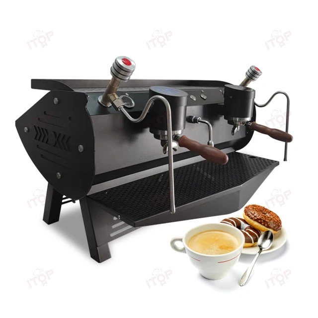 IT-CCM-D2 Double Group Commercial Use Coffee Machine For Sale,Commercial Coffee Machine Supplier | CE/UL Certified | ITOP Cafe,IT-CCM-D2 Double Group Commercial Use Coffee Machine For Sale