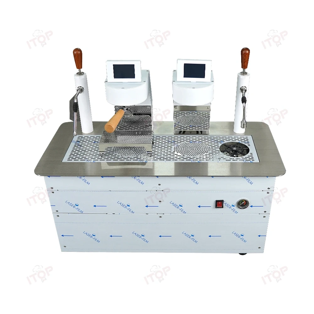 IT-BC-1 Two Group Desktop Espresso Commercial Coffee Machine/under Counter Coffee Machine,Commercial Coffee Machine Supplier | CE/UL Certified | ITOP Cafe,IT-BC-1 Two Group Desktop Espresso Commercial Coffee Machine/under Counter Coffee Machine