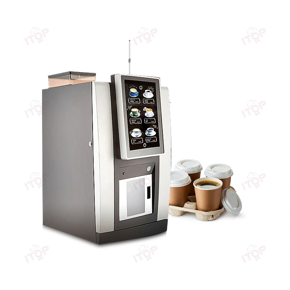 IT-ATC-28 Fully Automatic Coffee Vending Machine,Commercial Coffee Machine Supplier | CE/UL Certified | ITOP Cafe,IT-ATC-28 Fully Automatic Coffee Vending Machine