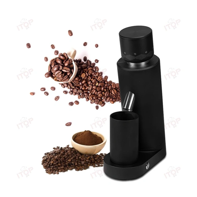 IT-CG63 Zero Residual Powder Electric Digital Control 63mm Conical Burr Coffee Bean Grinder,Commercial Coffee Machine Supplier | CE/UL Certified | ITOP Cafe,IT-CG63 Zero Residual Powder Electric Digital Control 63mm Conical Burr Coffee Bean Grinder