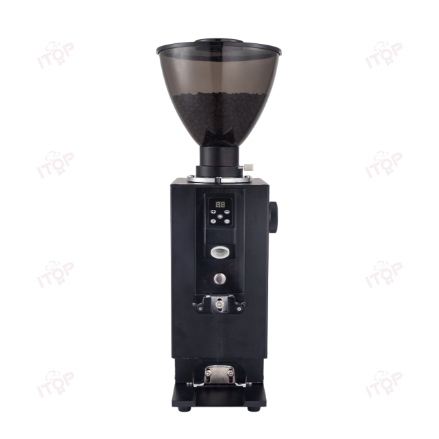 IT-CG-64 Electric Coffee Bean Grinder With Electric Tamper 64mm Flat Burr Grinder Quantitative Grinding Espresso Grinder,Commercial Coffee Machine Supplier | CE/UL Certified | ITOP Cafe,IT-CG-64 Electric Coffee Bean Grinder With Electric Tamper 64mm Flat Burr Grinder Quantitative Grinding Espresso Grinder