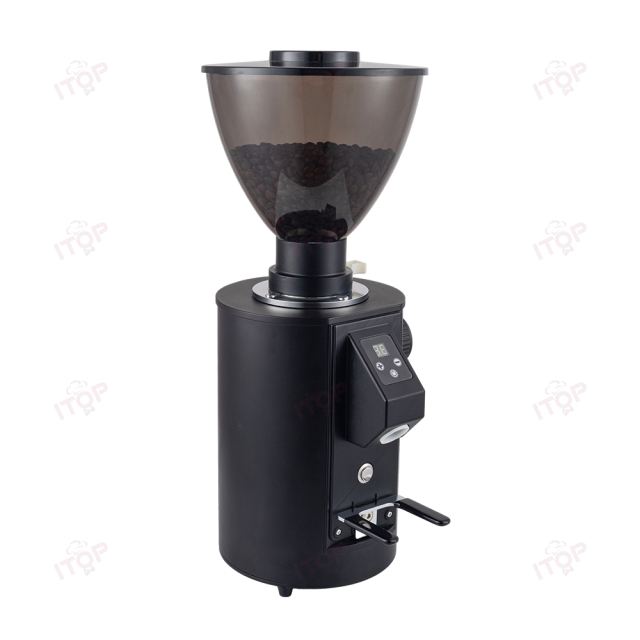 IT-CG-64 Electric Coffee Bean Grinder With Electric Tamper 64mm Flat Burr Grinder Quantitative Grinding Espresso Grinder,Commercial Coffee Machine Supplier | CE/UL Certified | ITOP Cafe,IT-CG-64 Electric Coffee Bean Grinder With Electric Tamper 64mm Flat Burr Grinder Quantitative Grinding Espresso Grinder