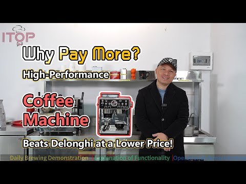 IT-ATC-11 3in1 Semi-automatic Espresso Maker with Grinder Milk Froth Double Pump Double Boiler PID+NTC for Espresso Cappuccino,Commercial Coffee Machine Supplier | CE/UL Certified | ITOP Cafe,IT-ATC-11 3in1 Semi-automatic Espresso Maker with Grinder Milk Froth Double Pump Double Boiler PID+NTC for Espresso Cappuccino