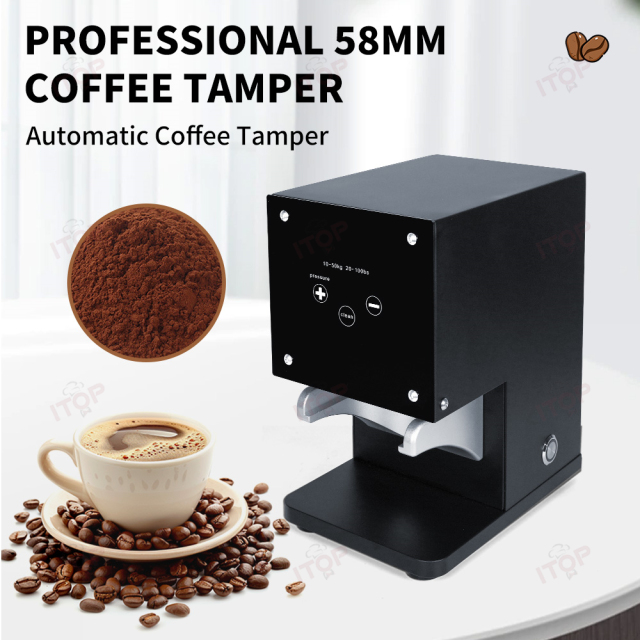 IT-TP58 Electric Tamper 58MM For Coffee Automatic Bean Powder Flat Press Maker Stainless Steel Tamper Coffee Tool 220V 110V,Commercial Coffee Machine Supplier | CE/UL Certified | ITOP Cafe,IT-TP58 Electric Tamper 58MM For Coffee Automatic Bean Powder Flat Press Maker Stainless Steel Tamper Coffee Tool 220V 110V