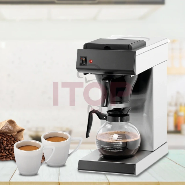 IT-DCM1600/IT-DCM1600A 1.8L Double-Head Rip Semi-Automatic 1600W Drip Distillation Coffee Machine,Commercial Coffee Machine Supplier | CE/UL Certified | ITOP Cafe,IT-DCM1600/IT-DCM1600A 1.8L Double-Head Rip Semi-Automatic 1600W Drip Distillation Coffee Machine