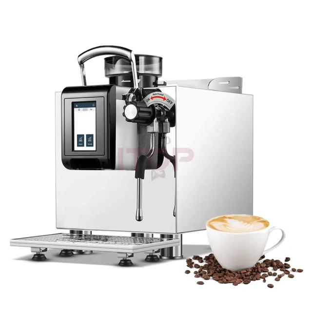 IT-CM-S200 Touch Screen Commercial Semi Automatic Single Serve Coffee Maker With Milk Frother,Commercial Coffee Machine Supplier | CE/UL Certified | ITOP Cafe,IT-CM-S200 Touch Screen Commercial Semi Automatic Single Serve Coffee Maker With Milk Frother