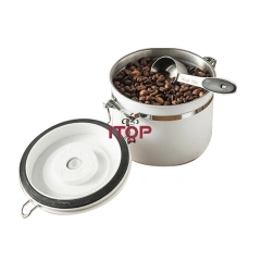 IT-VCC-1000/IT-VCC-1500/IT-VCC-1800 Stainless Steel Vacuum Sealed Coffee Storage Canister Container 1000ml/1500ml/1800ml,Commercial Coffee Machine Supplier | CE/UL Certified | ITOP Cafe,IT-VCC-1000/IT-VCC-1500/IT-VCC-1800 Stainless Steel Vacuum Sealed Coffee Storage Canister Container 1000ml/1500ml/1800ml