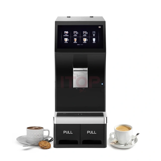 IT-FACM-102 Programmable Automatic Touch Screen Display Coffee Maker,Commercial Coffee Machine Supplier | CE/UL Certified | ITOP Cafe,IT-FACM-102 Programmable Automatic Touch Screen Display Coffee Maker