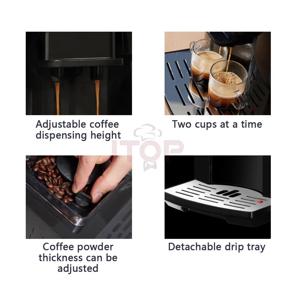 IT-ACM7S Wholesale Espresso Coffee Maker 19 Bar Koffiezetapparaat Cafe All-in-One Machine,Commercial Coffee Machine Supplier | CE/UL Certified | ITOP Cafe,IT-ACM7S Wholesale Espresso Coffee Maker 19 Bar Koffiezetapparaat Cafe All-in-One Machine