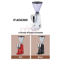 IT-ACG360 64mm Electric Conical Burr Quantitative Powder Coffee Bean Grinder,Commercial Coffee Machine Supplier | CE/UL Certified | ITOP Cafe,IT-ACG360 64mm Electric Conical Burr Quantitative Powder Coffee Bean Grinder