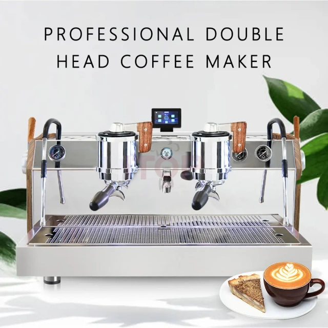 IT-CM4350 Restaurant Coffee Shop Double Head Coffee Machine For Cafe,Commercial Coffee Machine Supplier | CE/UL Certified | ITOP Cafe,IT-CM4350 Restaurant Coffee Shop Double Head Coffee Machine For Cafe