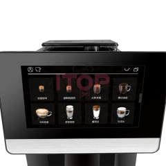 IT-CM-OFT50 High Quality Fully Automatic 1350W Digital  Cappuccino Espresso Machine,Commercial Coffee Machine Supplier | CE/UL Certified | ITOP Cafe,IT-CM-OFT50 High Quality Fully Automatic 1350W Digital  Cappuccino Espresso Machine
